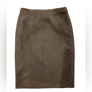 Philosophy Size Small Suede-like brown midi skirt